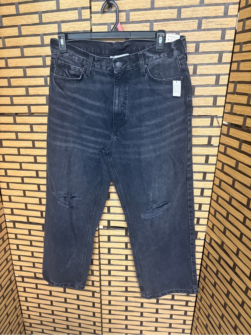 No boundaries black baggy jeans men’s size 34x30